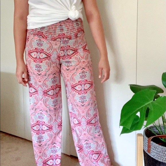 Printed Palazzo Pants - Picture 4 of 5